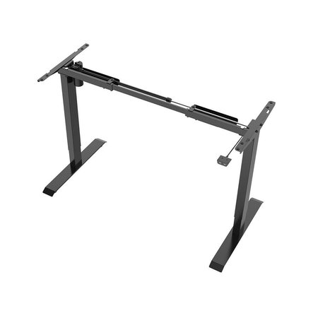 MONOPRICE Workstream by Sngl Motor Back to Basics Electric Sit-Stand Desk_ Black 35377